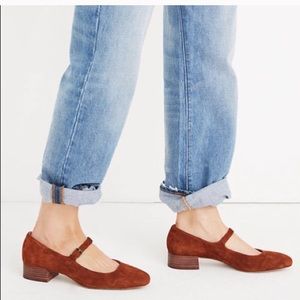 Madewell Delilah Mary Janes in Maple